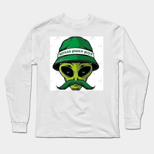 green boys . raja Long Sleeve T-Shirt by  Faya